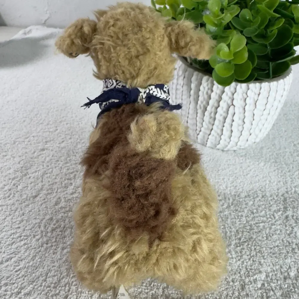 Old Navy Dog Plush 6 Inch Blue Bandana‎ Stuffed Animal Toy 2001